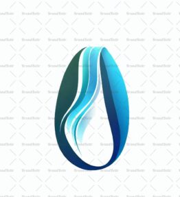 Abstrakter Wasserfall